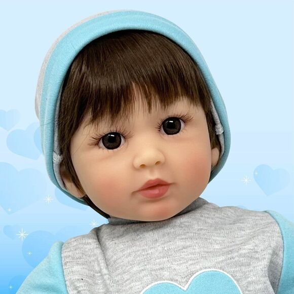 22" Baby Doll Reborn Realistic Baby Doll That Looks Real | Weighted Soft Newbor - Picture 2 of 9